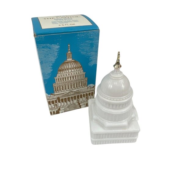 Avon 1976 "The Capitol" Bicentennial Grandpacore Spicy After Shave Collectible - Picture 2 of 9